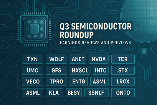 Q3 Results and Outlook for TXN, NVDA, INTC, ASML, AMAT