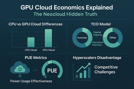 TCO Modeling for GPU Clouds with PUE Considerations