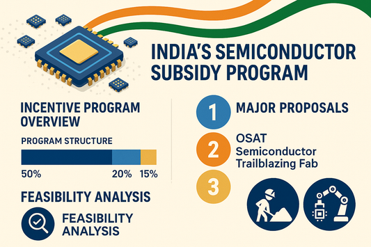 India Chip Manufacturing Incentives: Assessment of Three Major Bids
